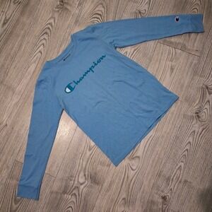 Champion Blue Long Sleeve Tee -Boys Size Medium